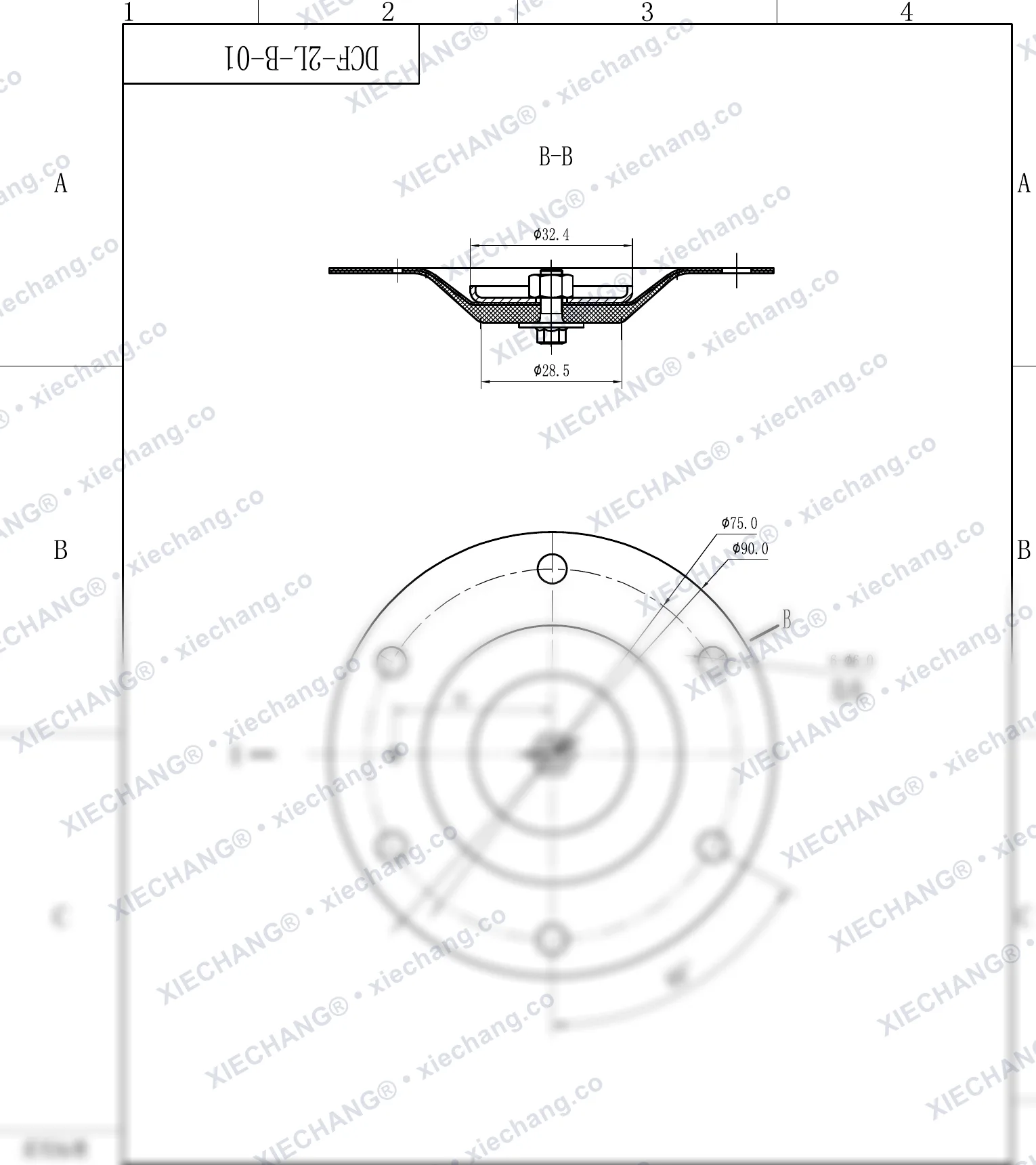 DCF-2L-B-01 · 1" — แบบประกอบ