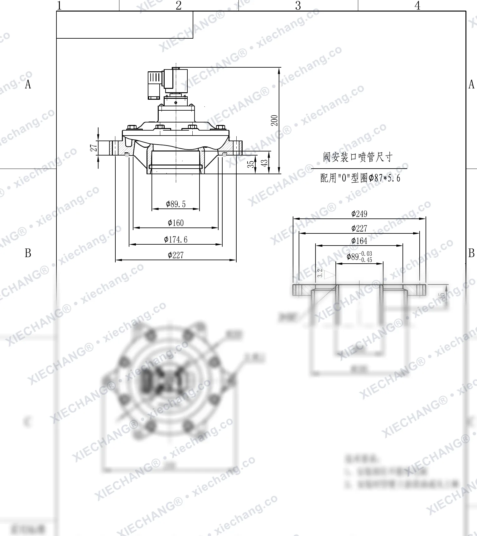 DCF-Y-76S(โอริงมาตรฐาน) · 3" · พัลส์วาล์วแบบจุ่ม — แบบติดตั้ง