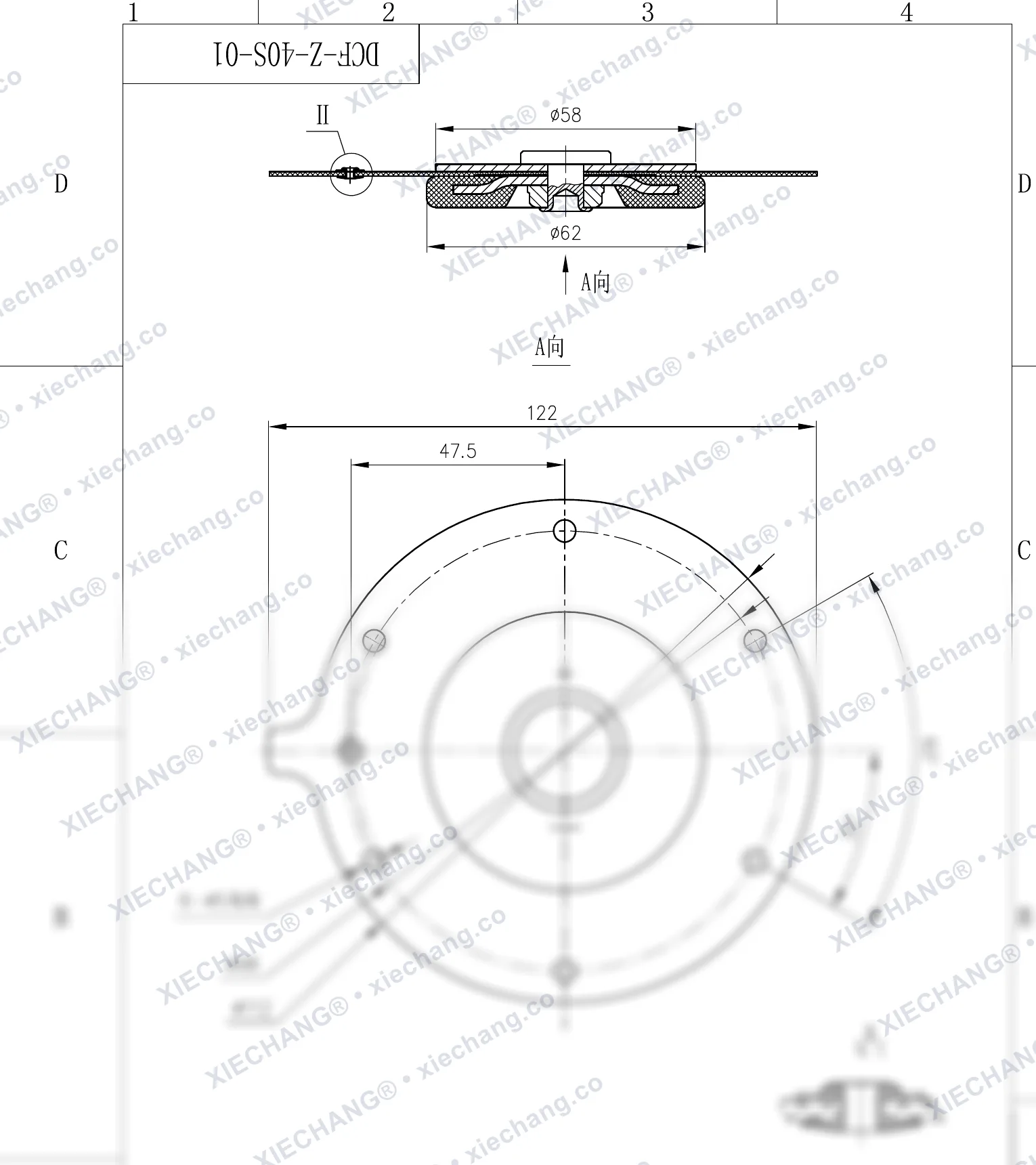 DCF-Z-40S-01 · DN40 — แบบประกอบ