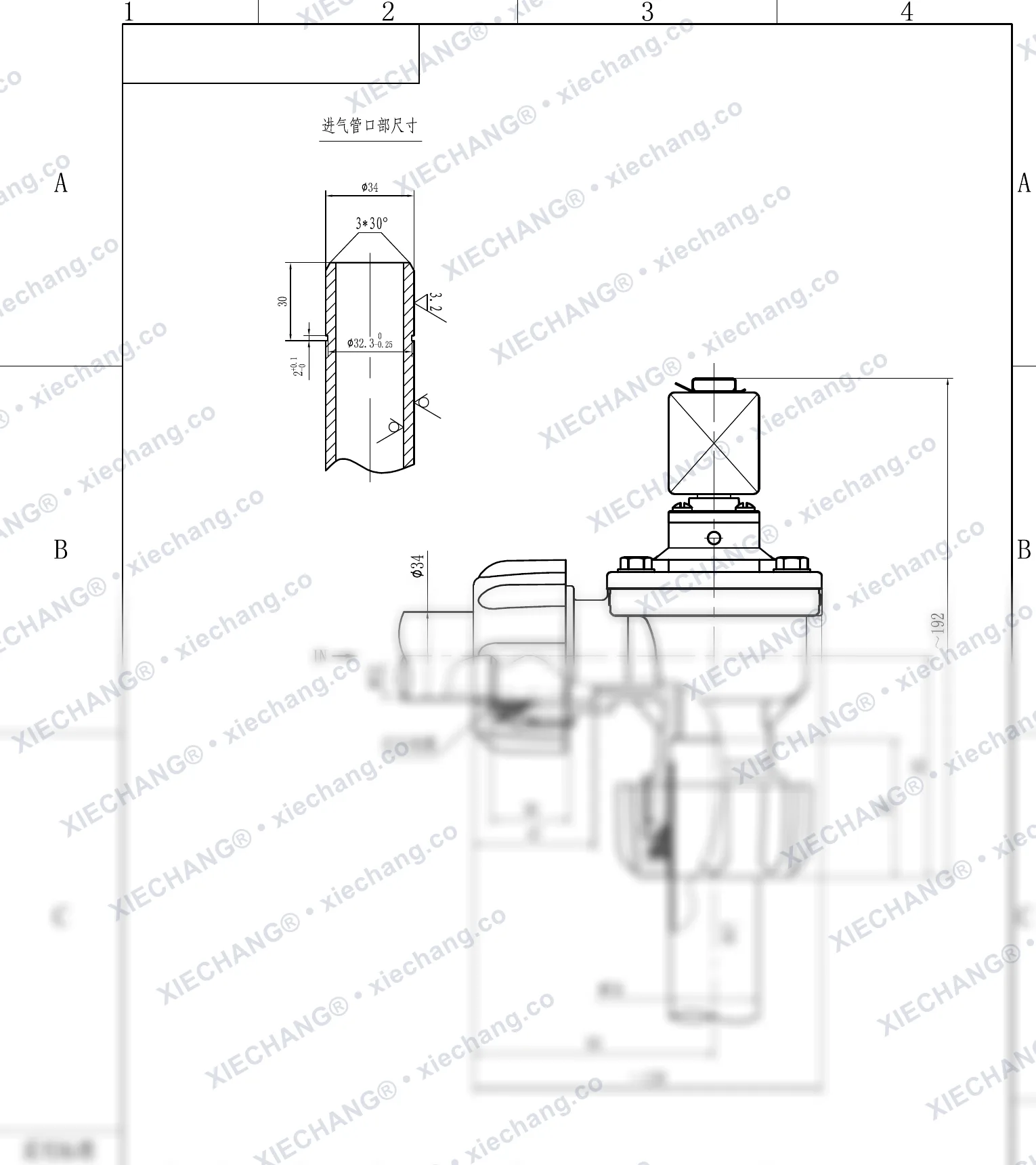 DCF-ZM-25 · 1" · พัลส์วาล์วแบบมุมฉากเกลียวตัวผู้ — แบบติดตั้ง