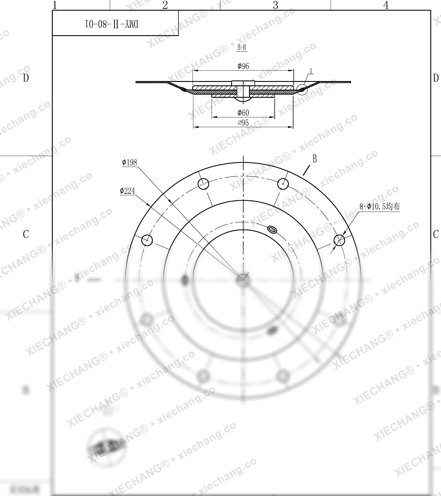 DMY-Ⅱ-80-01 · DN80 — แบบประกอบ