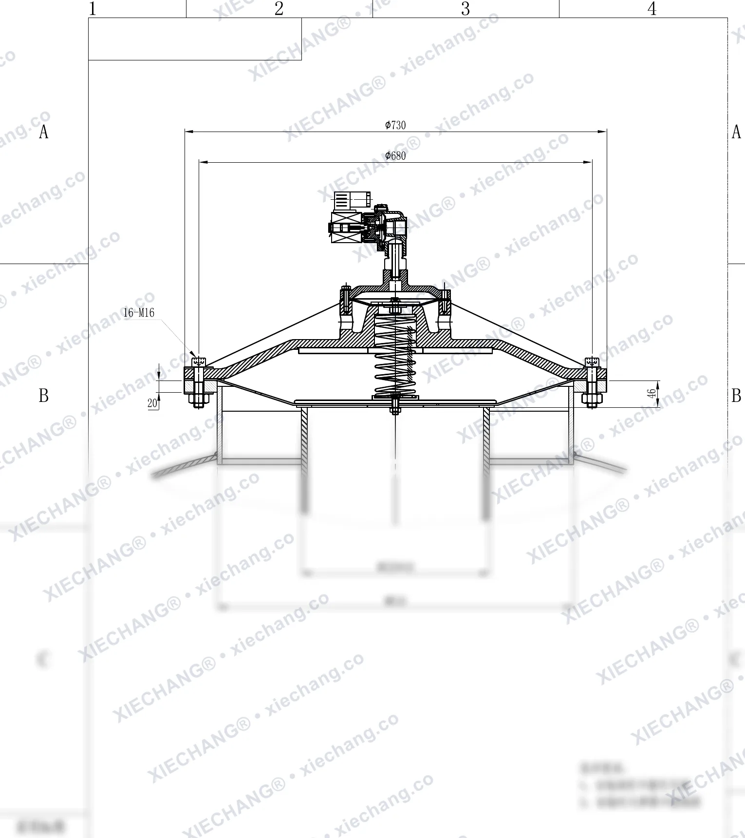 DMY-III-300C · 12 นิ้ว · พัลส์วาล์วแรงดันต่ำแบบจุ่ม/จม — ภาพวาดการติดตั้ง