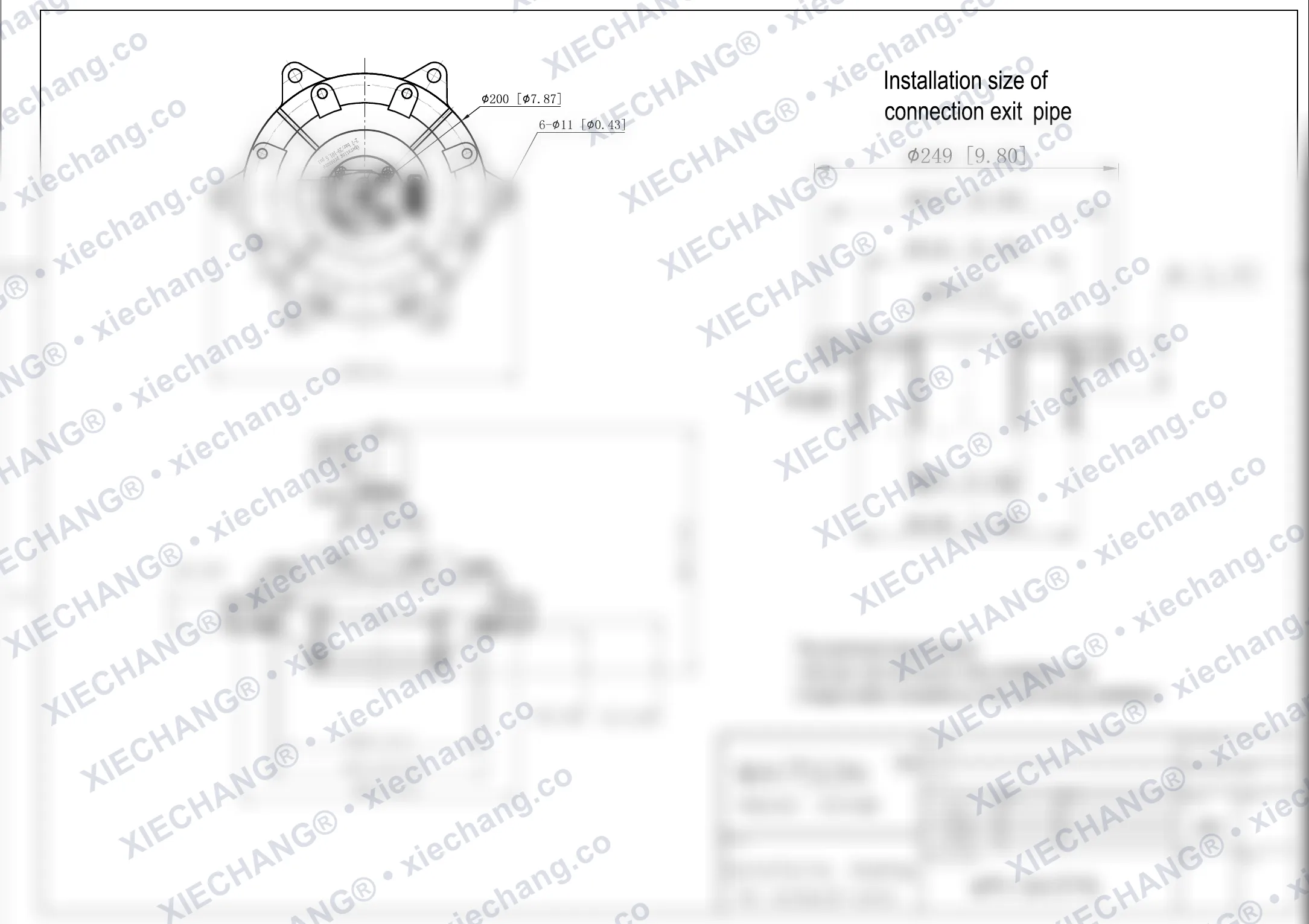 WPS-CA/EP76 · วาล์วแบบจุ่ม — ภาพวาดการติดตั้ง