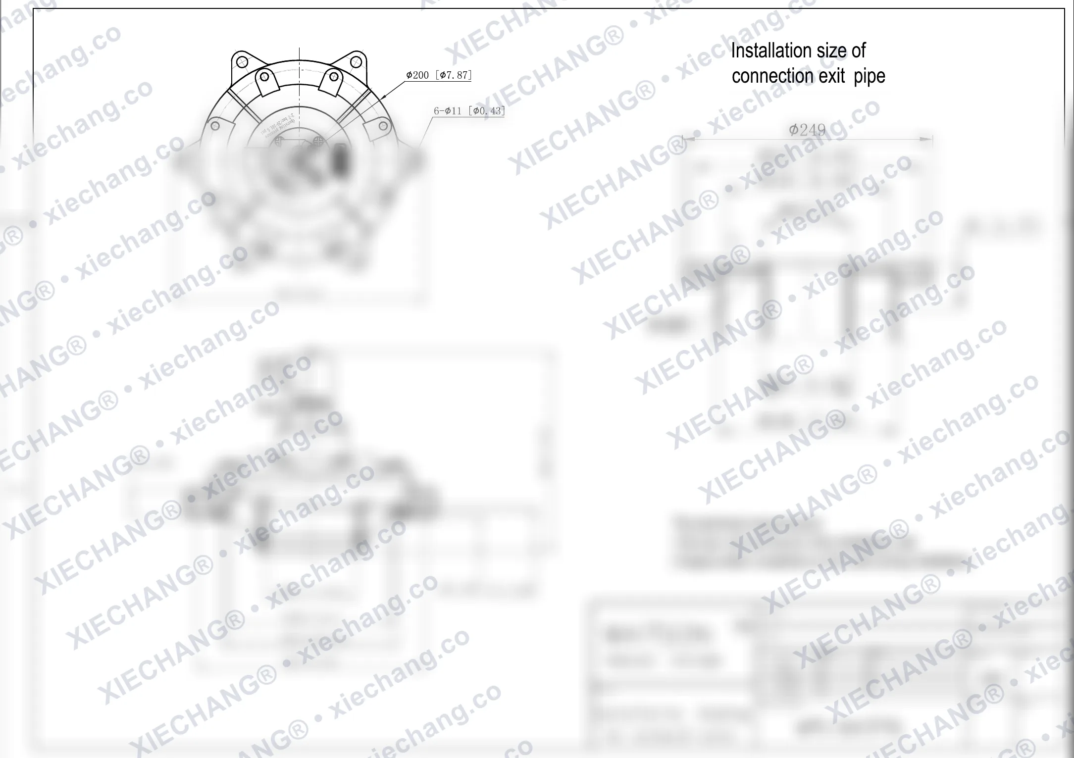 WPS-CA/EP76 · วาล์วแบบจุ่ม — ภาพวาดการติดตั้ง