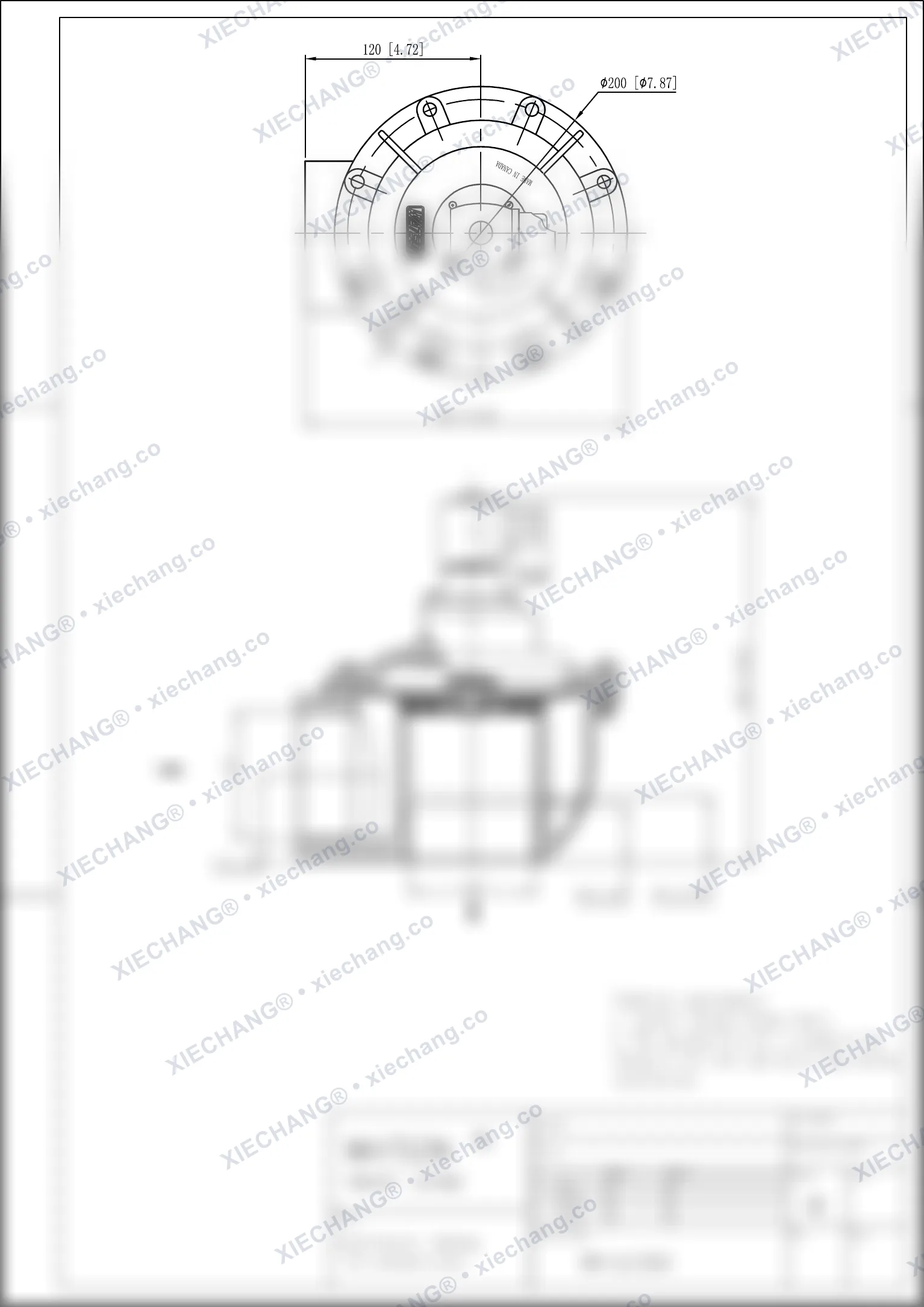 WPS-CA/TG76 · วาล์วแบบมุมฉาก — ภาพวาดการติดตั้ง