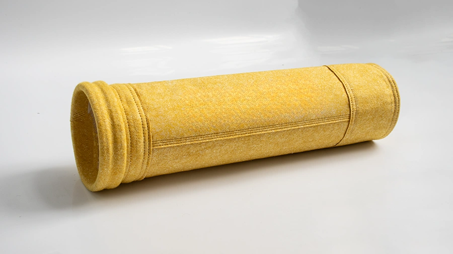 ถุงกรองฝุ่น PI / PTFE ทนอุณหภูมิสูงสำหรับก๊าซไอเสียที่กัดกร่อน